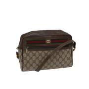 Pre-owned Canvas gucci-bags Gucci Vintage , Beige , Dames