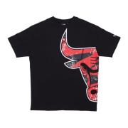 Chicago Bulls Logo Oversize Tee New Era , Black , Heren