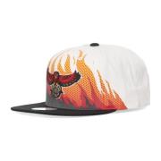 Atlanta Hawks Platte Klep Pet Mitchell & Ness , White , Heren