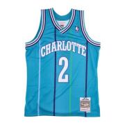 Larry Johnson NBA Swingman Jersey Mitchell & Ness , Blue , Heren