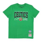 Boston Celtics NBA Tee Shirt Mitchell & Ness , Green , Heren