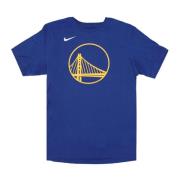 NBA Logo Essential Tee Blauw Nike , Blue , Heren