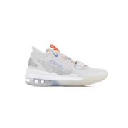 Lage Sneaker in Grijs/Wit/Oranje Nike , Gray , Heren