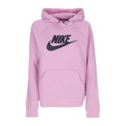 Essentiële Hoodie Orchidee/Zwart Nike , Purple , Dames