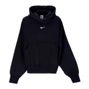 Phoenix Fleece Oversized Hoodie Zwart Nike , Black , Dames