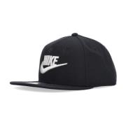 Platte klep pet Zwart/Wit Nike , Black , Unisex