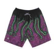 Octopus Boardshorts Zwart Octopus , Multicolor , Heren