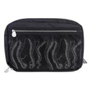 Zwarte Borsttas met Contour Octopus , Black , Heren