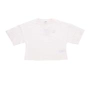 Oversized Tee No Color Short Sleeve Puma , White , Dames