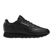 Tijdloze Leren Sneakers Reebok , Black , Dames