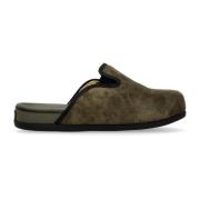 Suede Harbor Mule Olive/Black Vans , Green , Dames