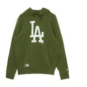 Seizoensgebonden teamlogo-hoodie olijf/wit New Era , Green , Heren