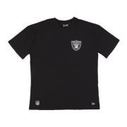 Lasrai Raiders Oversize Tee Zwart/Wit New Era , Black , Heren