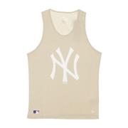 MLB Team Logo Tank Top New Era , Beige , Heren