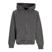 Zip Hoodie Jas Flint Garment Dyed Carhartt Wip , Gray , Heren