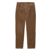 Newel Pant - Cord Broek Carhartt Wip , Brown , Heren