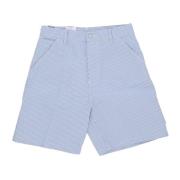 Gestreepte Denim Shorts Carhartt Wip , Blue , Heren