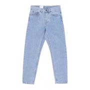 Blauwe Steen Gebleekte Relaxed Fit Jeans Carhartt Wip , Blue , Heren