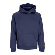 Blauw/Goud Hoodie Sweatshirt met Kangoeroezak Carhartt Wip , Blue , He...