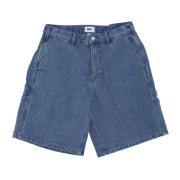 Denim Timmerman Shorts Licht Indigo Obey , Blue , Heren