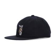 Zwarte Platklep Snapback Pet HUF , Black , Heren