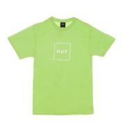 Groene Box Logo T-shirt HUF , Green , Heren