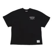 Premium Heritage Tee Zwart T-shirt Mitchell & Ness , Black , Heren