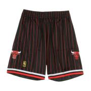 Chicago Bulls Basketball Shorts 1996-97 Mitchell & Ness , Red , Heren