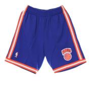 NBA Swingman Basketball Shorts Knicks Mitchell & Ness , Blue , Heren