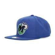 NBA Conferentie Patch Plat Brim Cap Mitchell & Ness , Blue , Heren