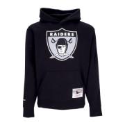 Oakland Raiders Logo Hoodie Zwart Mitchell & Ness , Black , Heren