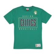 Boston Celtics Vintage Logo Tee Mitchell & Ness , Green , Heren