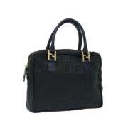 Pre-owned Canvas handbags Fendi Vintage , Black , Dames