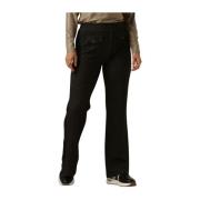 Flared Mini Patroon Jacquard Broek Summum Woman , Black , Dames