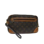 Pre-owned Canvas louis-vuitton-bags Louis Vuitton Vintage , Brown , Da...