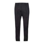 Slim Chino Broek in Grijs Wol Dondup , Gray , Heren