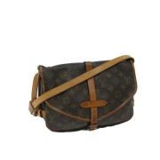 Pre-owned Canvas louis-vuitton-bags Louis Vuitton Vintage , Brown , Da...