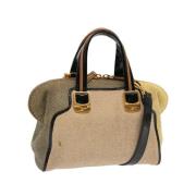 Pre-owned Cotton fendi-bags Fendi Vintage , Beige , Dames