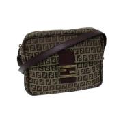 Pre-owned Canvas fendi-bags Fendi Vintage , Beige , Dames