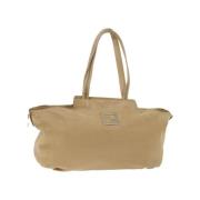 Pre-owned Leather fendi-bags Fendi Vintage , Beige , Dames