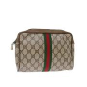 Pre-owned Canvas gucci-bags Gucci Vintage , Beige , Dames