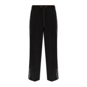 Broek met zijstrepen Moncler , Black , Dames