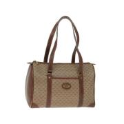 Pre-owned Canvas gucci-bags Gucci Vintage , Beige , Dames