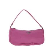 Pre-owned Nylon prada-bags Prada Vintage , Pink , Dames