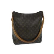 Pre-owned Canvas louis-vuitton-bags Louis Vuitton Vintage , Brown , Da...