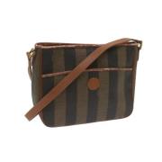 Pre-owned Canvas fendi-bags Fendi Vintage , Brown , Dames