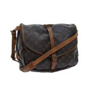 Pre-owned Canvas louis-vuitton-bags Louis Vuitton Vintage , Brown , Da...