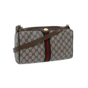 Pre-owned Leather gucci-bags Gucci Vintage , Beige , Dames