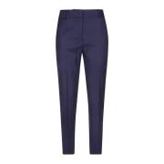 Slim Wolmix Broek New York Eleventy , Blue , Dames