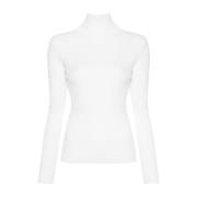 Stijlvolle Gebreide Top in Crème P.a.r.o.s.h. , White , Dames